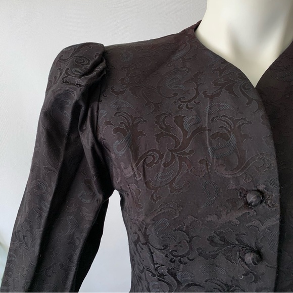 v i n t a g e :: Floral Damask Edwardian Dress Bolero Peplum Jacket Set - Picture 16 of 16